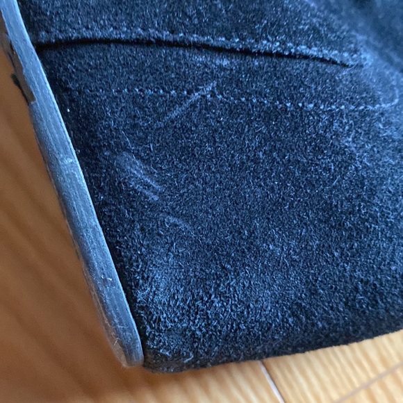 Black suede boots, size 38 - Picture 6 of 7